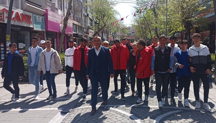 Şampiyon Lüleburgazspor bayramlaşma törenine katıldı