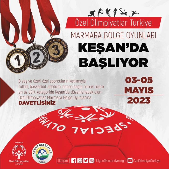Türkiye Marmara Bölge Oyunları 3-5 Mayıs’ta yapılacak