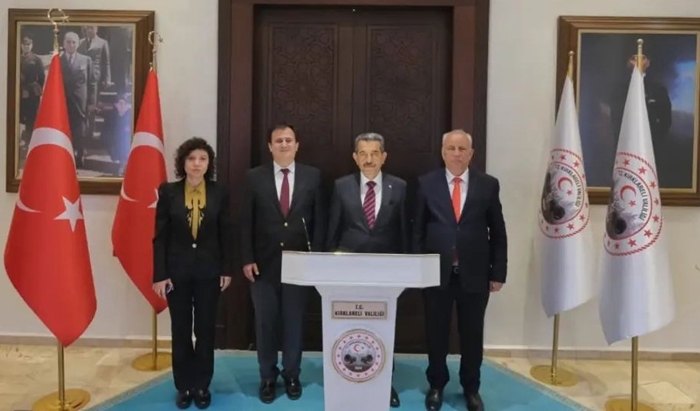 Genel Müdür Gür’ü valilik makamında kabul etti