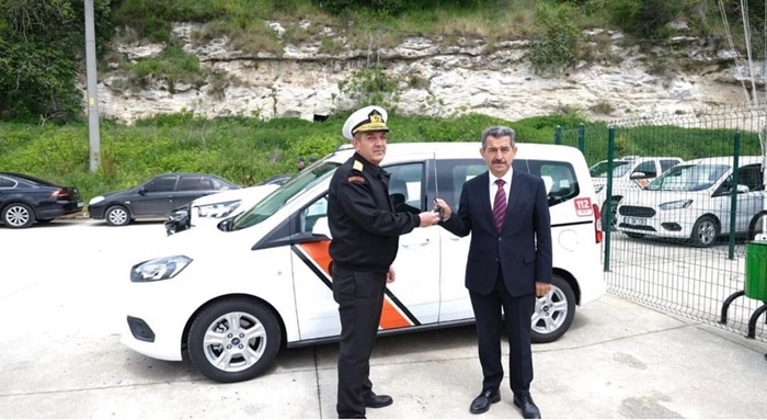 Kıyıköy Sahil Güvenlik Komutanlığına yeni araç
