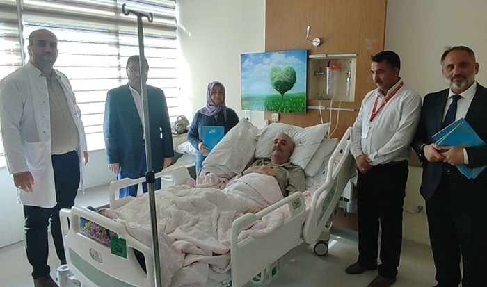 İl Müftüsünden, yatarak tedavi gören hastaları ziyaret