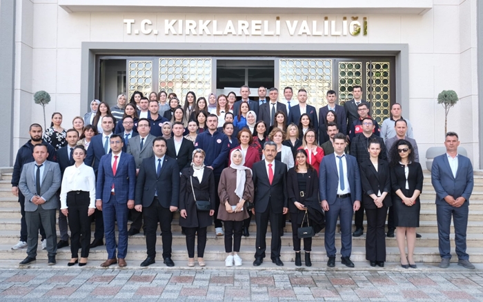 Vali Ekici kadroya geçen personelleri makamında kabul etti