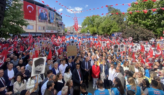Kırklareli yürüyüşü yoğun katılımla gerçekleşti