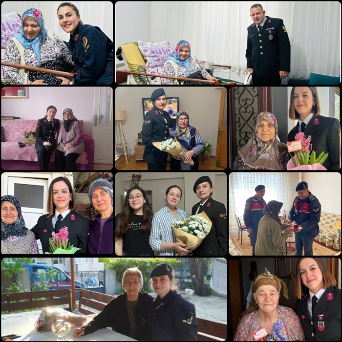 Jandarma şehit annelerini unutmadı