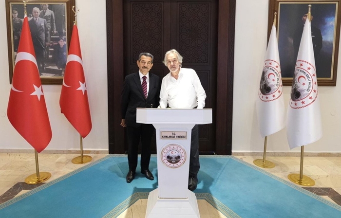 Ünlü yazar Pala’dan Vali Birol Ekici ’ye ziyaret