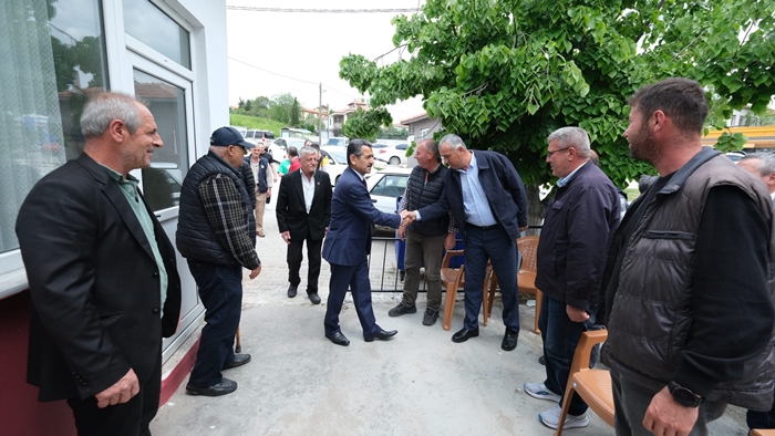 Vali Ekici yağmur ve şükür duasına katıldı