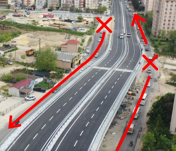 Yıldızkent Köprülü Kavşak kısa bir süre trafiğe kapatılacak