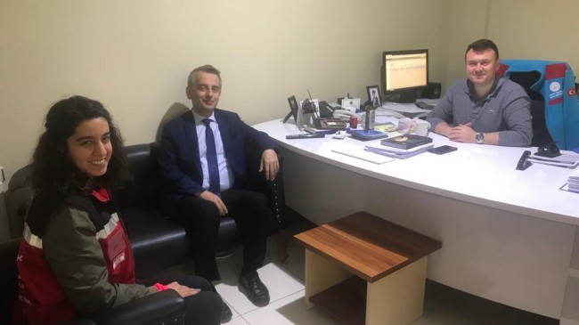 Müdür Karaman’dan Müdür Memi’ye ziyaret