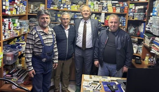 Türker’den Kırklareli’nde esnaf ziyareti