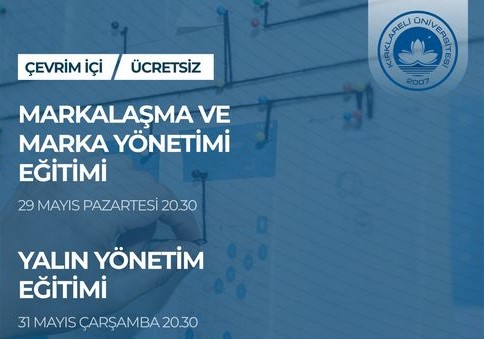 Bugün Markalaşma ve Marka Yönetimi eğitimi gerçekleştirilecek