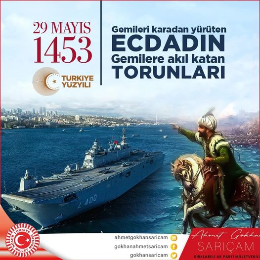 Sarıçam İstanbul'un Fethi'nin 570. yılını kutladı