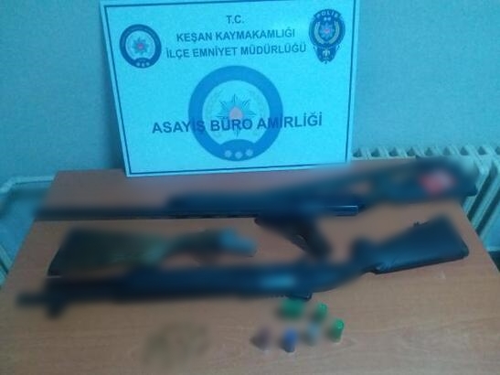 Edirne'de, iş yeri sahipleri arasındaki silahlı kavgaya 2 tutuklama