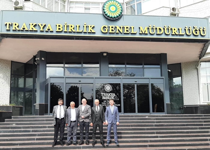 Pınarhisar Yağlı Tohumlar Tarım Satış Kooperatifinden Trakya Birlik’e ziyaret