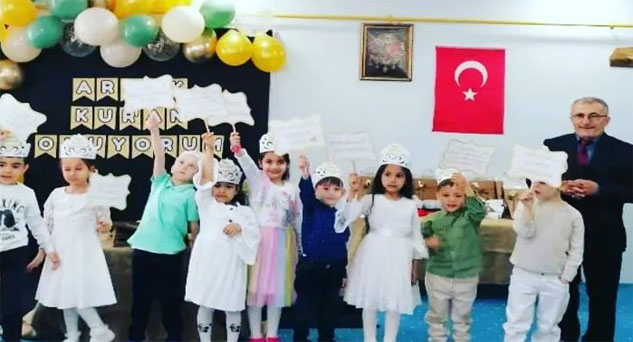 Lüleburgaz’da minikler için Kuran’a Geçiş Töreni