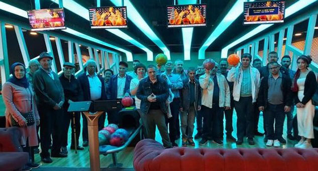 Bowling turnuvası da yapıldı
