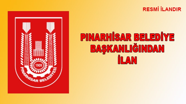 PINARHİSAR BELEDİYE BAŞKANLIĞINDAN