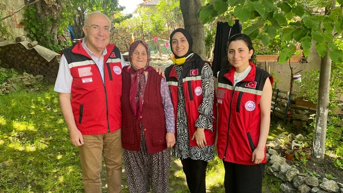 Kıyıköy’deki şehit yakınları ve gazileri ziyaret ettiler