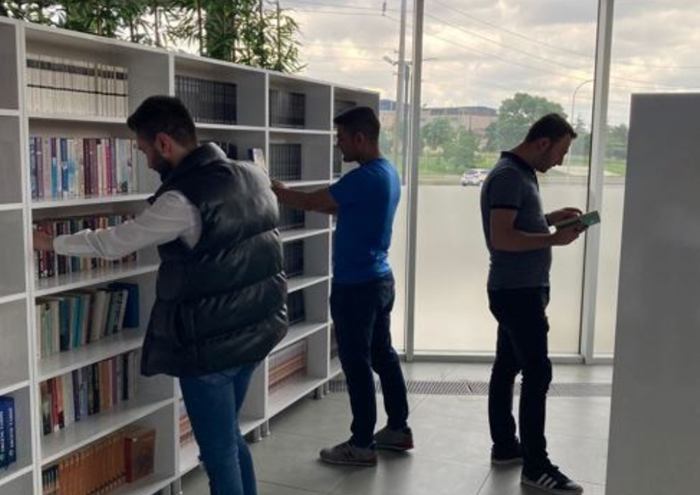 Gençlerin kütüphaneye ilgisi her geçen gün artıyor