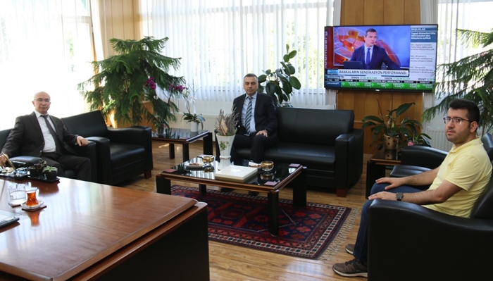 Kaymakam Yüce’den Devlet Su İşleri Edirne 11. Bölge Müdürüne ziyaret