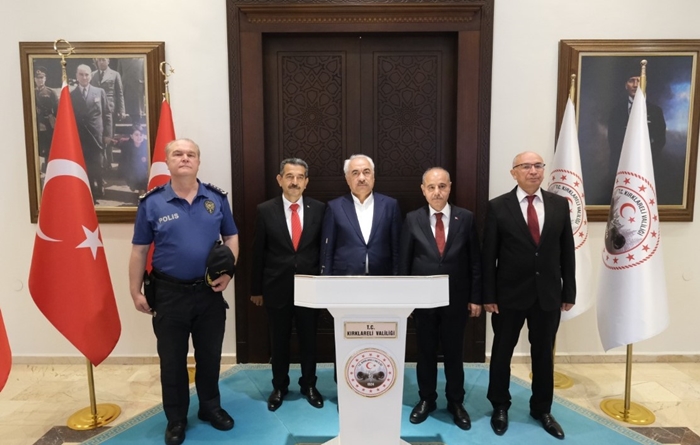Vali Ekici’yi makamında ziyaret ettiler