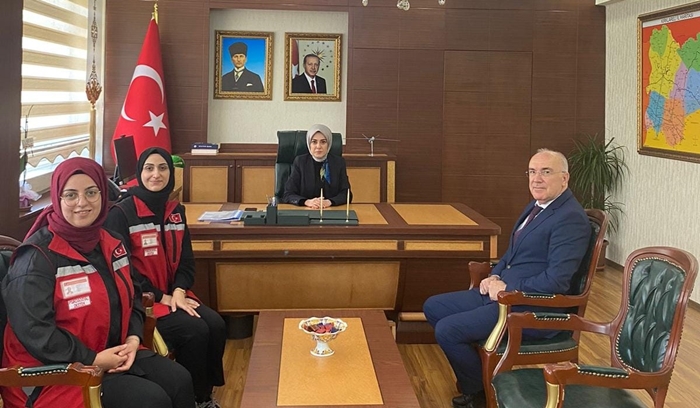 Vize Sosyal Hizmet Merkezinden Kaymakam Büyükkılıç’a ziyaret