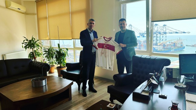 Can Vali Yardımcısı Ünal Kılıçarslan'ı ziyaret etti