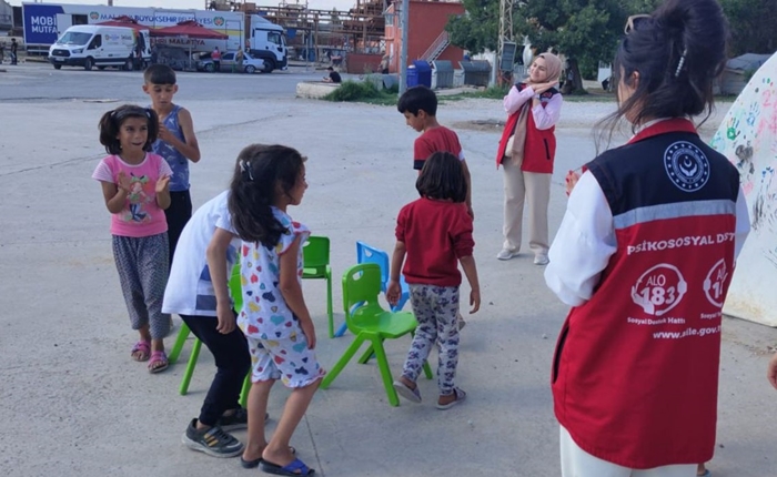 Psikososyal ekipler umut olmaya devam ediyor