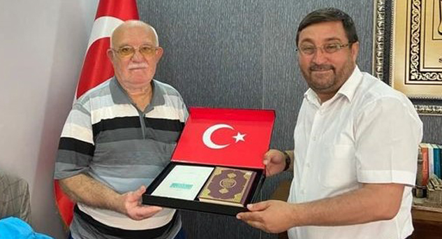 Şehit babasından İl Müftüsüne ziyaret