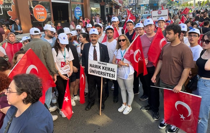 Tekirdağ NKÜ Kiraz Festivali’ne katıldı
