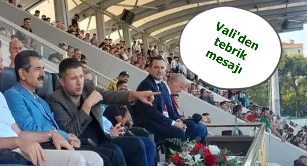 Vali Ekici’den Volkan Can’a tebrik mesajı
