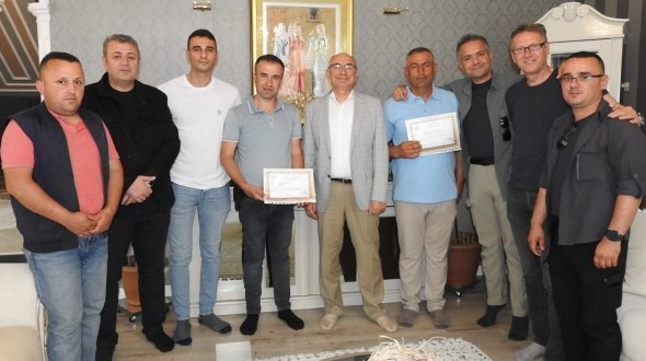Teşekkür Belgesi ile onurlandırıldılar