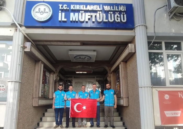 İl Müftülük görevlisi Togo Cumhuriyeti'ne dualarla yolcu edildi