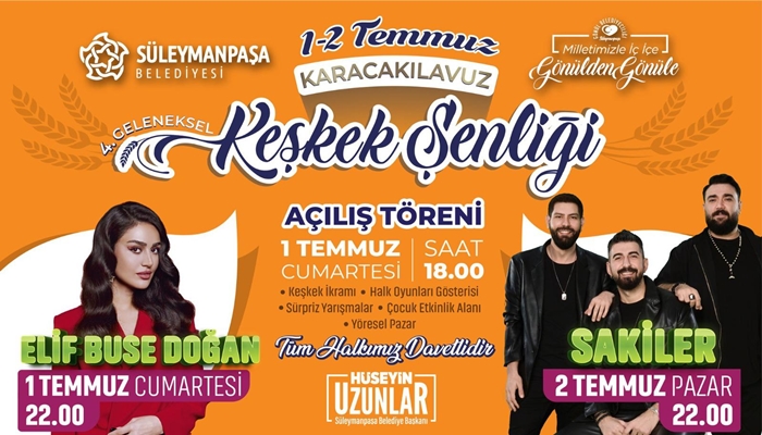 Süleymanpaşa Belediyesi basın mensuplarını şenliklere davet etti