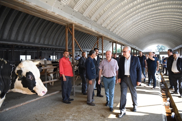 Helvacıoğlu’ndan mezbaha ve canlı hayvan pazarını ziyaret