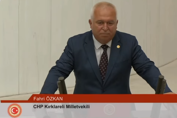 Milletvekili Özkan Meclis’te yemin etti