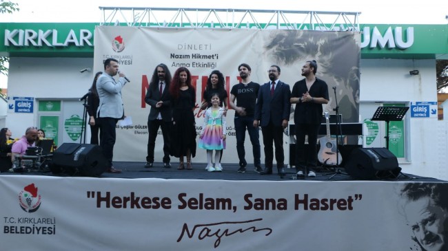 Nazım Hikmet Kırklareli’nde anıldı
