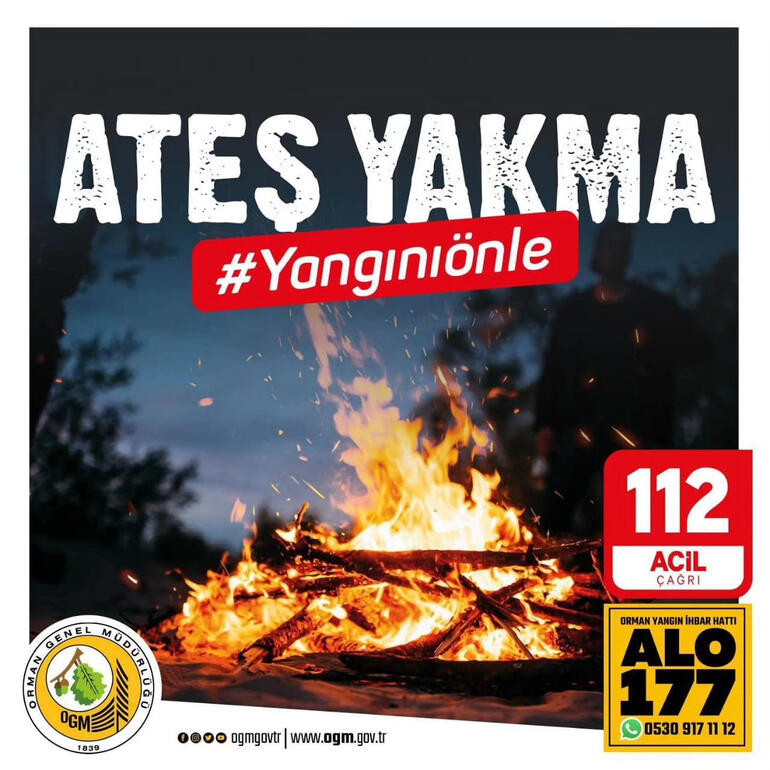 Ormanlık Alanlarda Ateş Yakmak Yasak