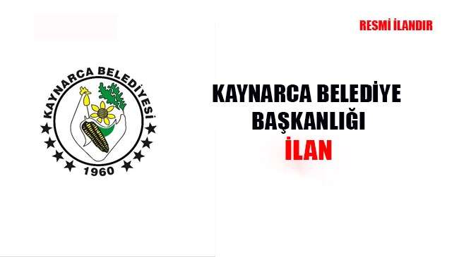 KAYNARCA BELEDİYE BAŞKANLIĞINDAN