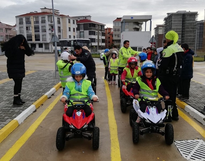 Trafik Eğitim Parkı'nda toplam 6 bin 532 öğrenciye eğitim