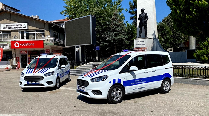 Saray Belediyesi araç filosuna yeni araçlar