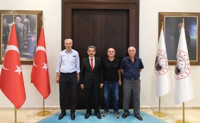 Cevizköylüler derneğinden Vali Ekici’ye ziyaret