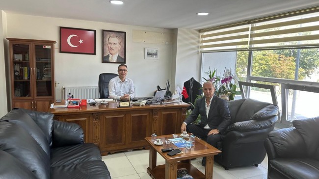 Kırklareli Ticaret Borsası Başkanından Kırklareli TREDAŞ İşletme Müdürü'ne Nezaket Ziyareti