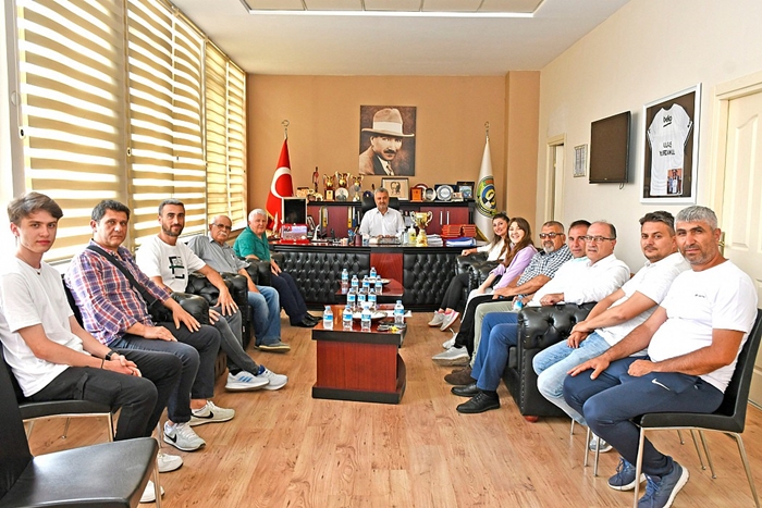 Şampiyon sporculardan Başkan Yurdakul’a ziyaret