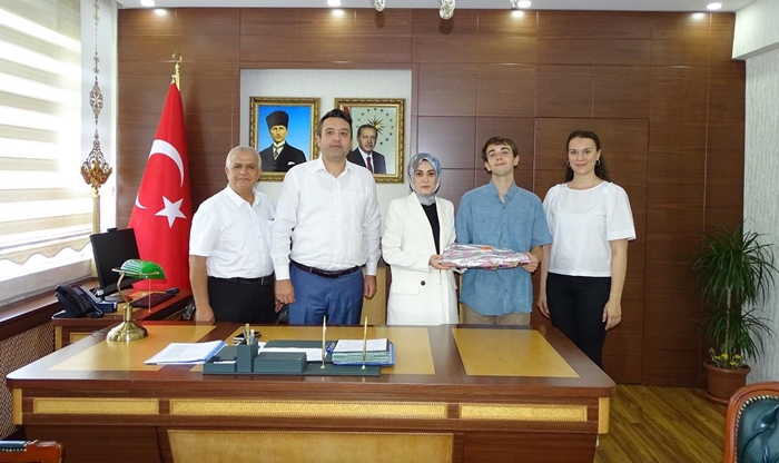 LGS İlçe birincisinden Kaymakam Büyükkılıç’a ziyaret