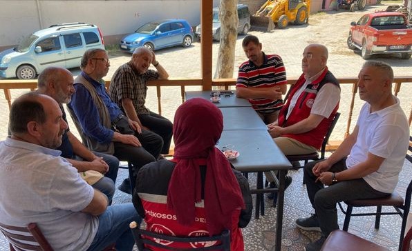 Aile ve Sosyal Destek Uzmanlarından Evciler köyünü ziyaret
