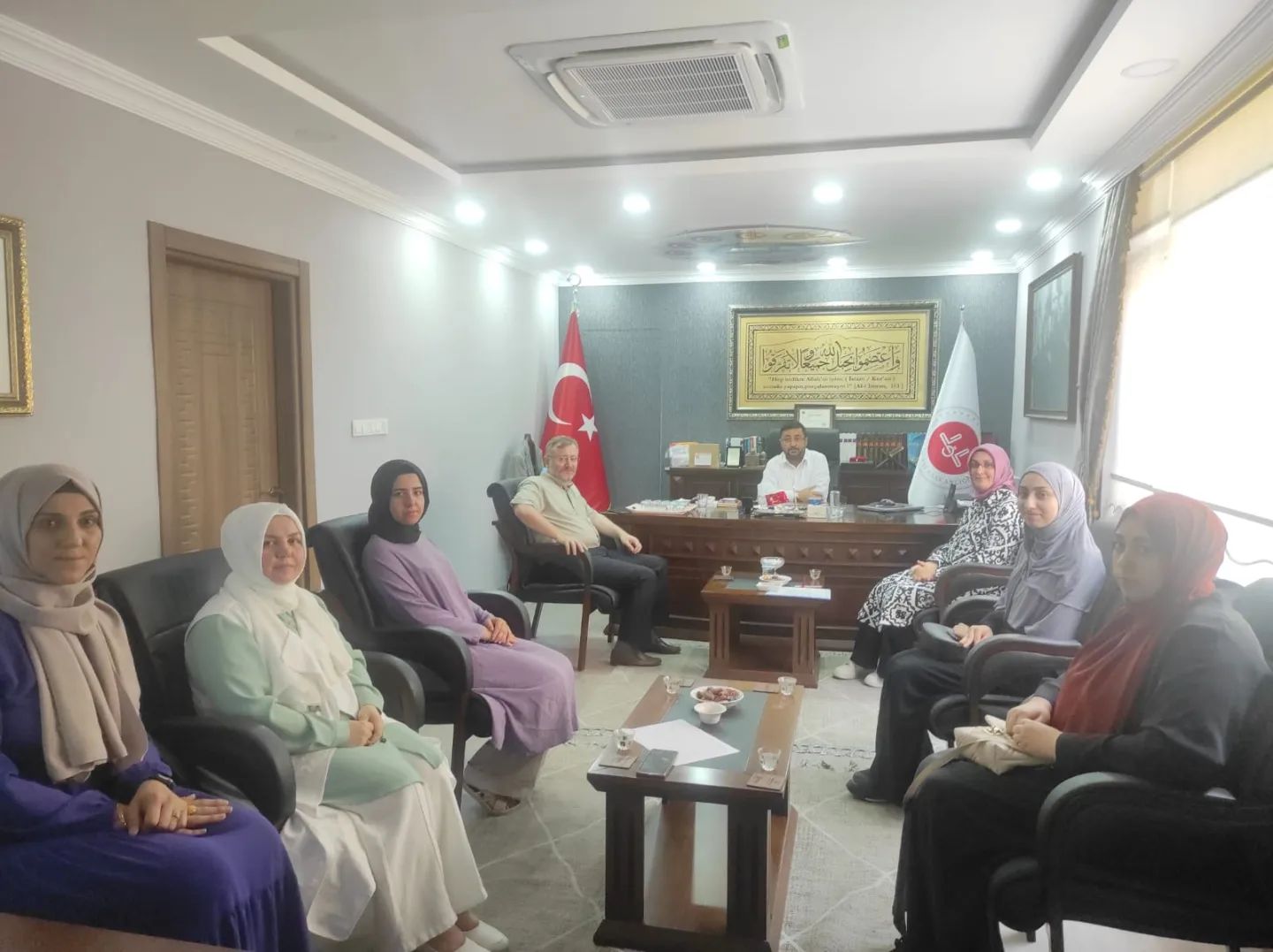 Müftü Eviş Stajyer Öğrencileri Ağırladı