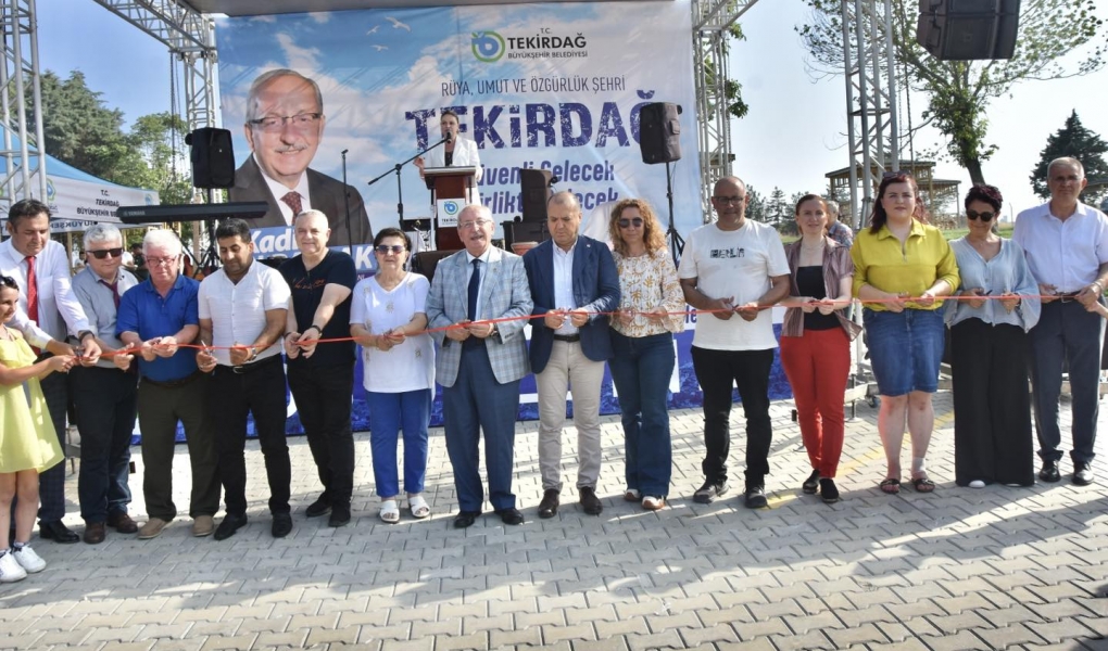 SÜLEYMANPAŞA KENT ORMANI VE MESİRE ALANI DÜZENLENEN TÖRENLE HİZMETE AÇILDI