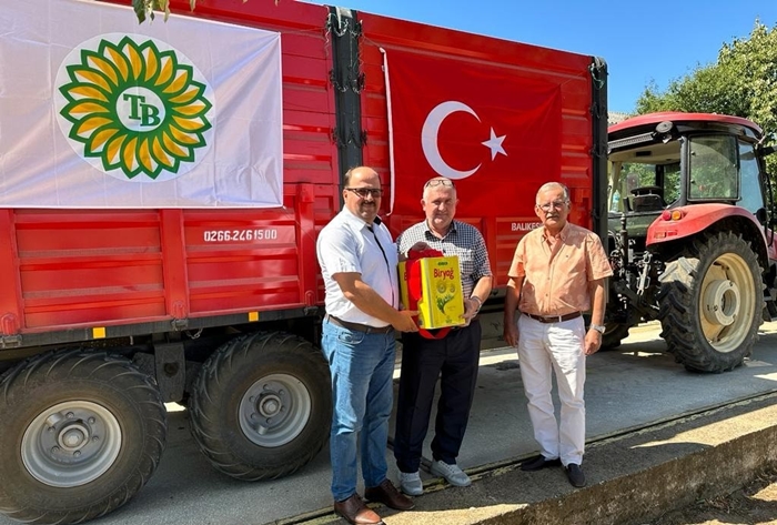 Babaeski’de ilk Ayçiçek alımı Oruçlu Köyünden