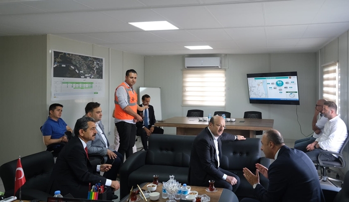 Demirköy-İğneada Çevre Yolu Şantiyesinde İncelemelerde Bulundu