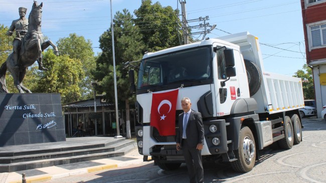 Kavaklı Belediyesine hibe araç
